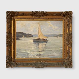 James R Jackson - Becalmed, Sydney Harbour