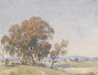 James Ranalph Jackson - Wandillagong Landscape, Victoria, Australia