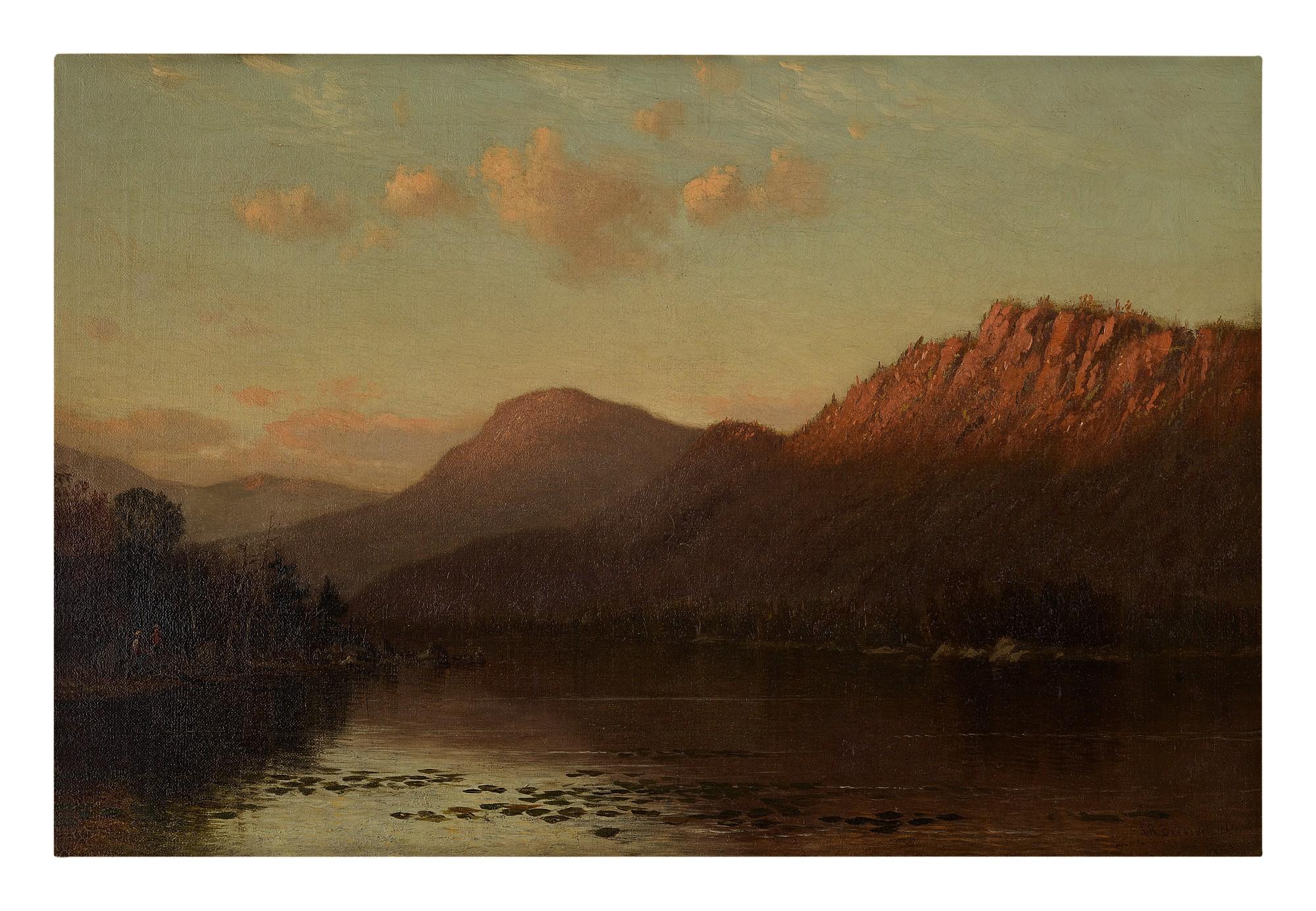 James Renwick Brevoort - Mountain Lake Scene