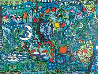 James Rizzi - „A lot of green and blue all for you“