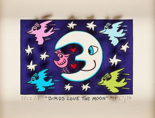 James Rizzi - Birds love the moon.