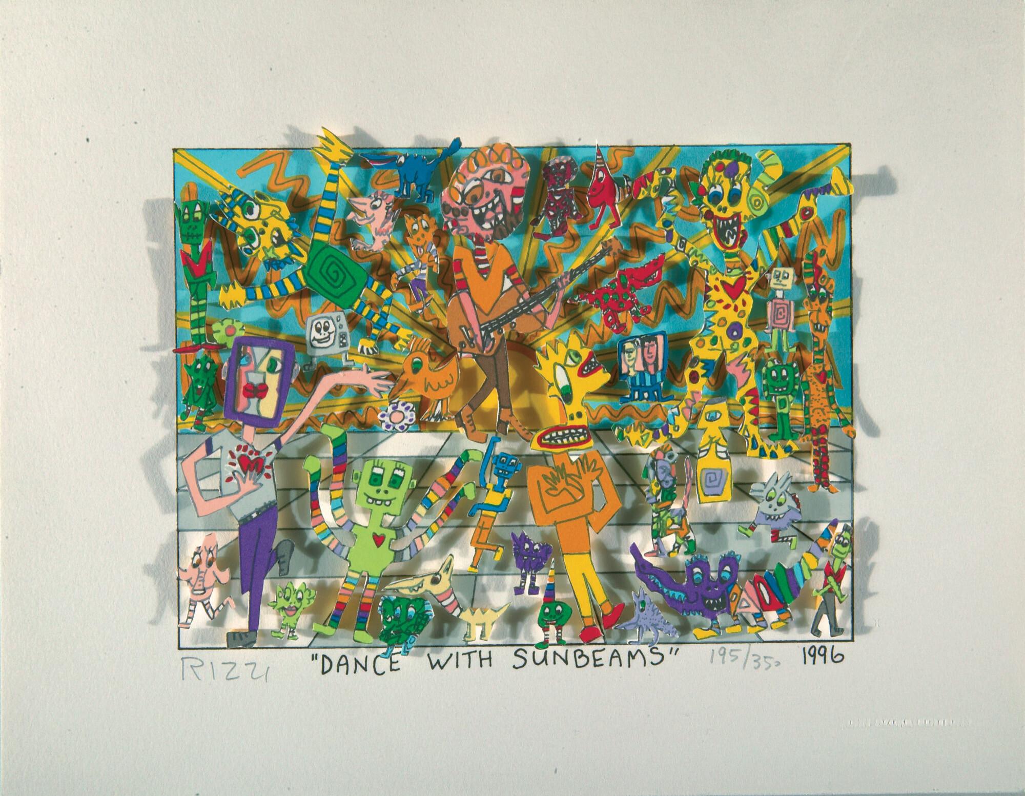 James Rizzi - „Dance with the sunbeams“.