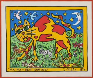 James Rizzi - Mama and her babies.