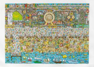 James Rizzi - The Last Stop is Coney Island.