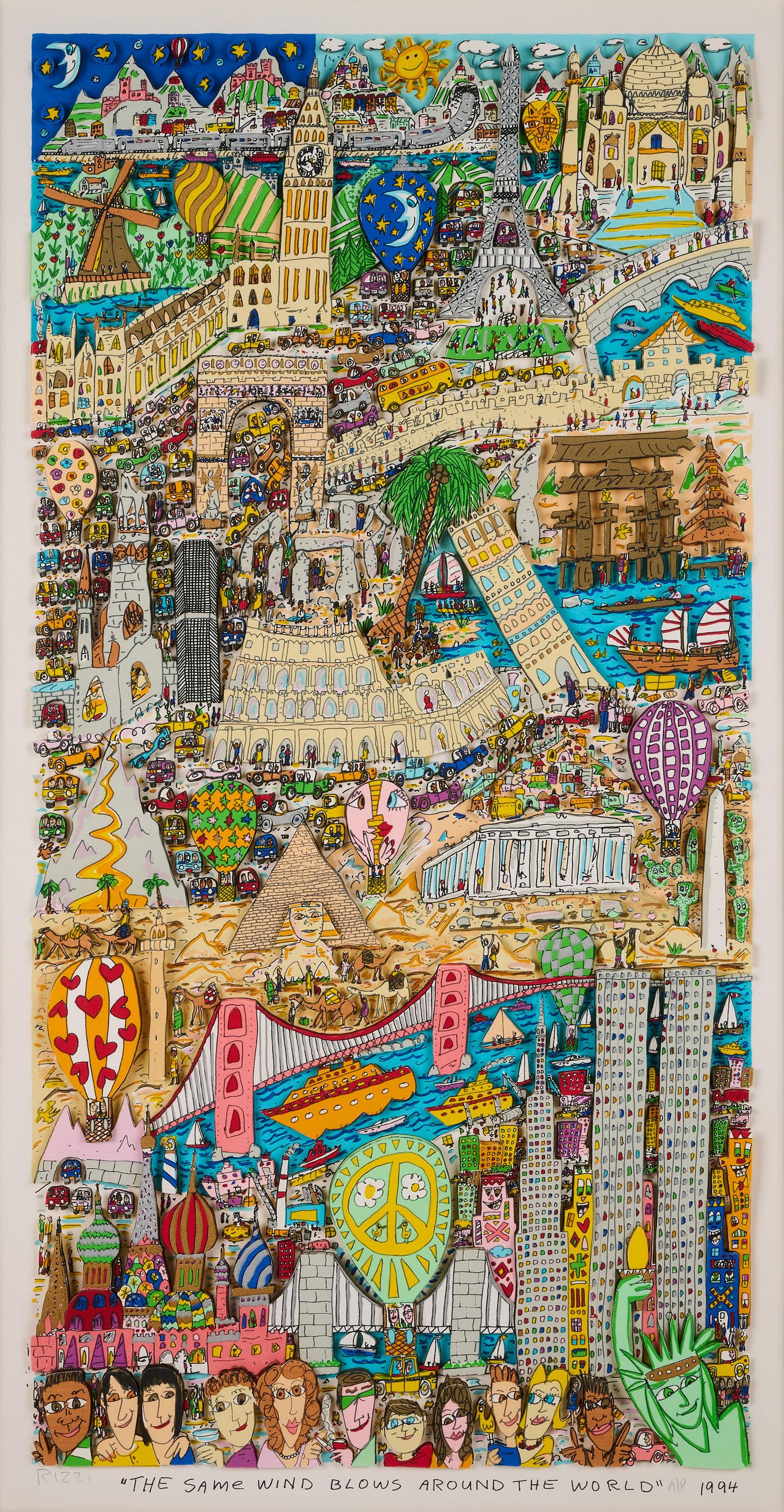 James Rizzi - The same Wind blows around the World.