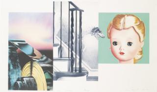 James Rosenquist - Dog Descending A Staircase (G. 174)