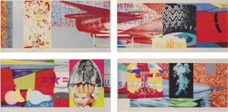 James Rosenquist - F-111 (South, West, North, East) (Glenn 73)