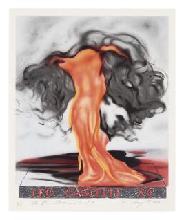 James Rosenquist - Flame Still Dances on Leo\'s Book, from The Leo Castelli 90th Birthday Portfolio