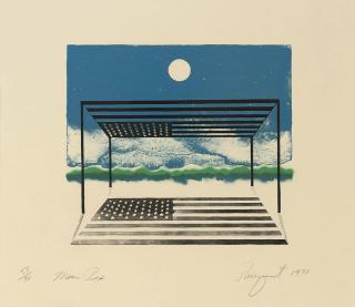 James Rosenquist - Moon Box, from Cold Light Suite (Glenn 40)
