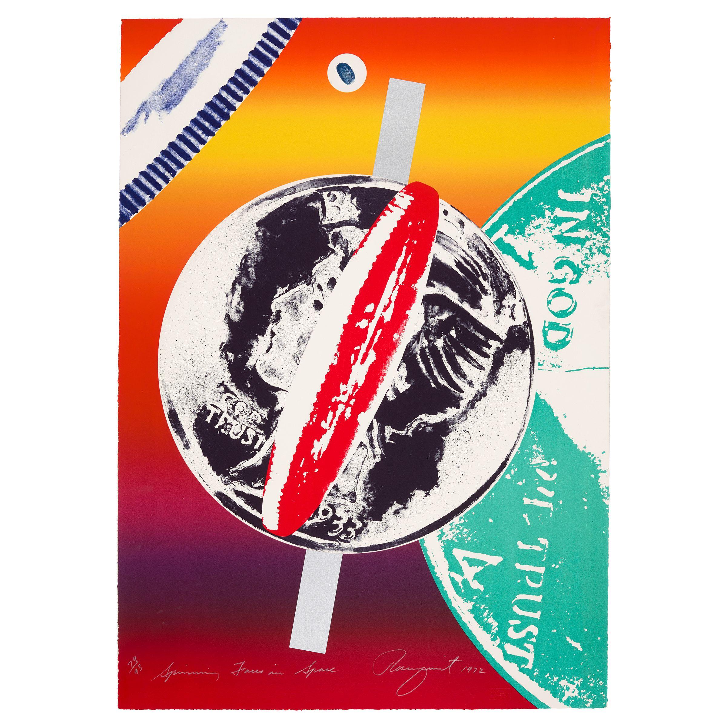 James Rosenquist - Spinning Faces in Space