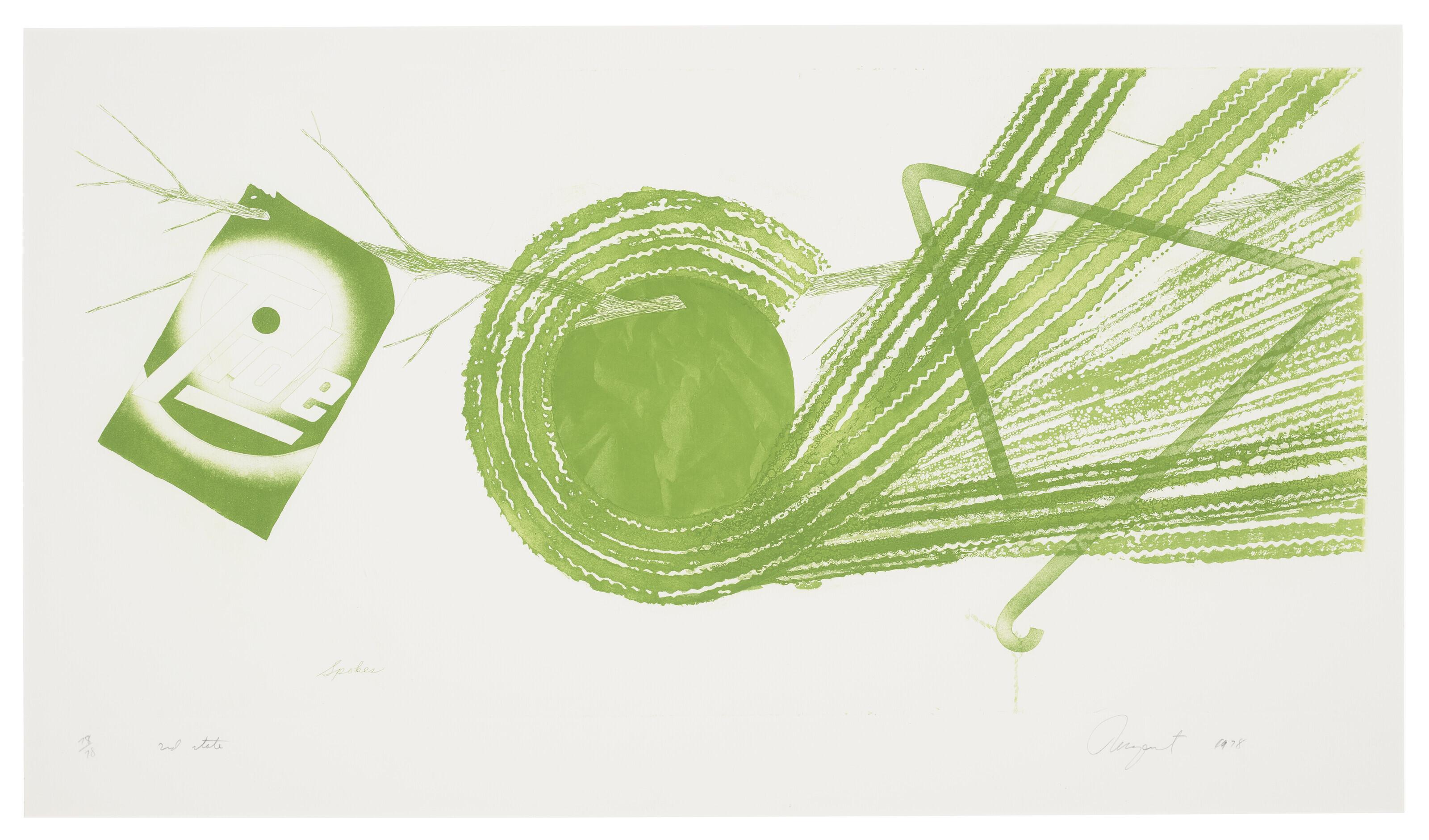 James Rosenquist - Spokes, 2nd State