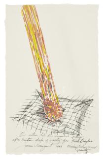 James Rosenquist - The Meteor Hits the Swimmer\'s Pillow after Einstein\'s Study of Gravity