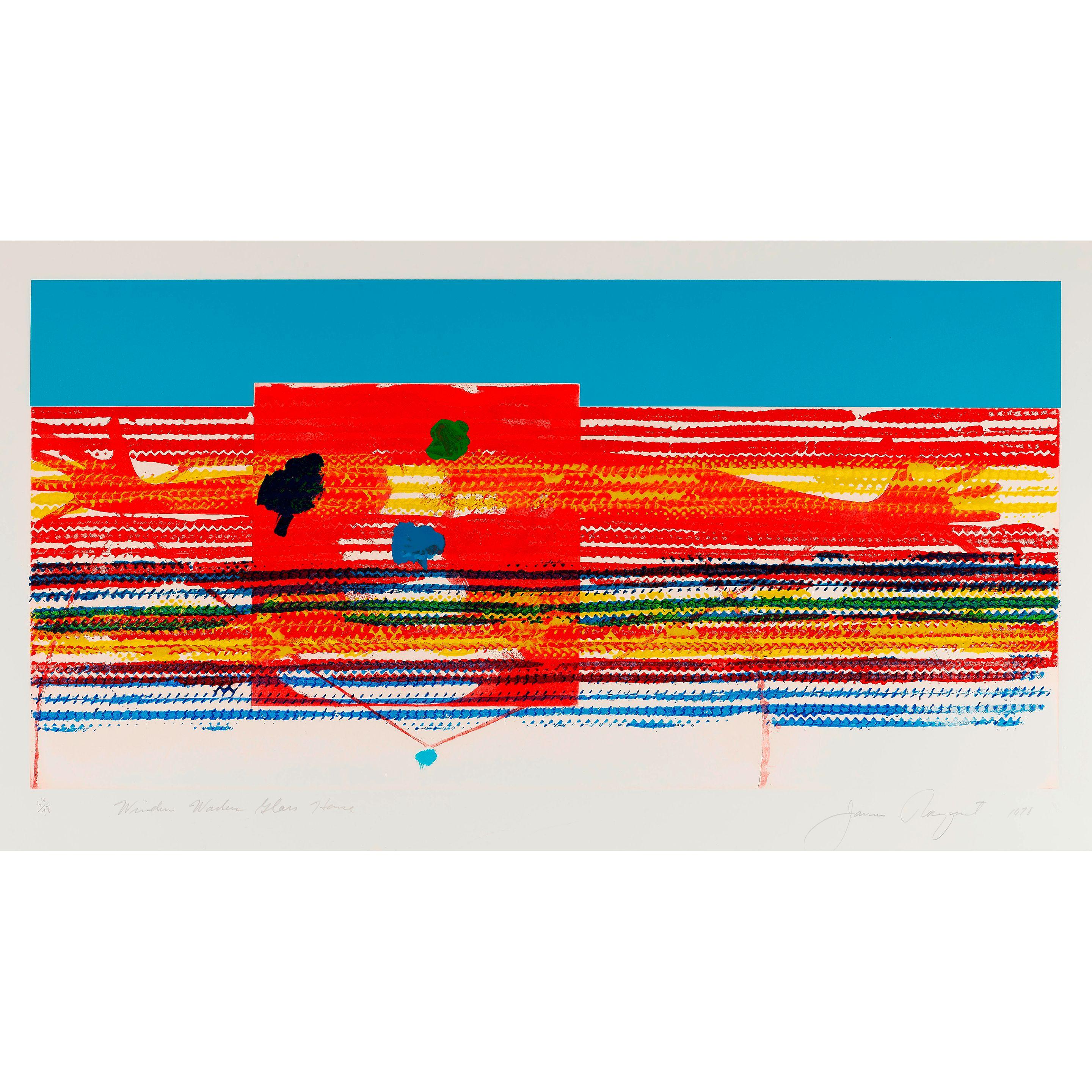 James Rosenquist - Window Washer Glass House; Window Washer Glass House (2nd state) (2 works)