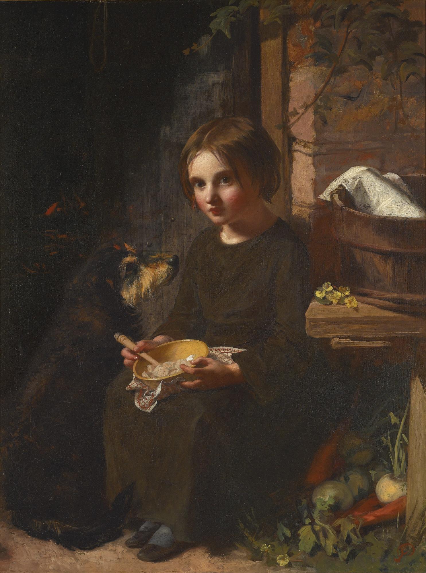 James Sant, R.A. - Early Breakfast