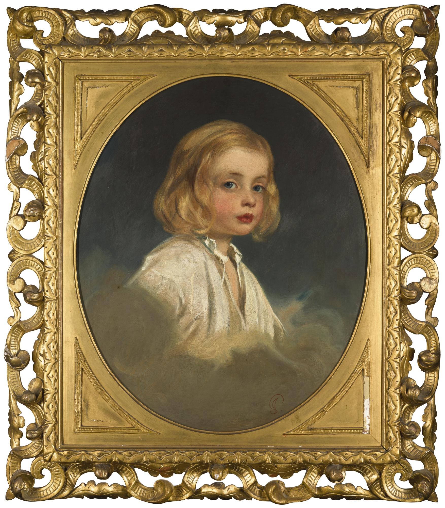 James Sant, R.A. - Portrait Of Algernon F.E. Smith, Aged Three