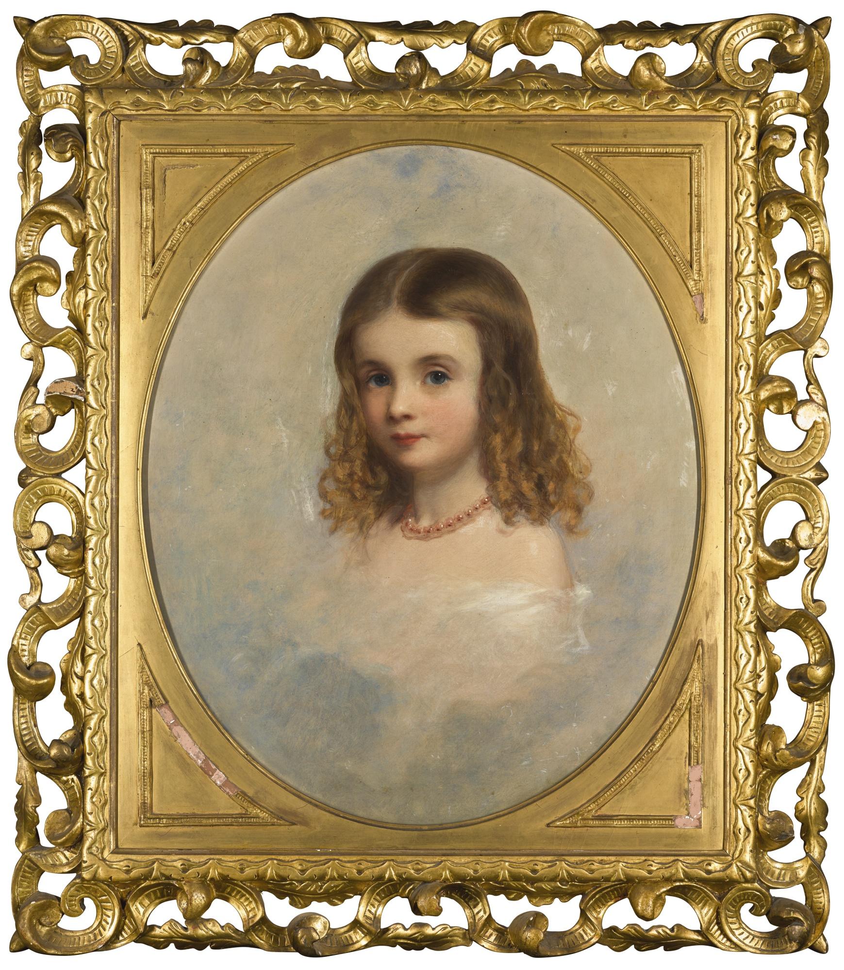 James Sant, R.A. - Portrait Of Gertrude Mary Smith, Aged Three