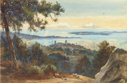James Scott Kinnear - Cannes from Mont-Chevalier