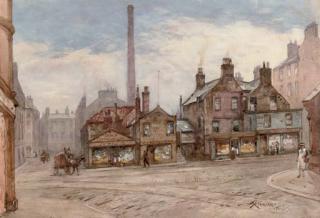 James Scott Kinnear - The grass market, Edinburgh