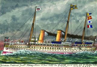 James Scott Maxwell - 13 Bll. Deutsche Handelsschiffe und Yachten