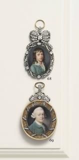 James Scouler - Sir Robert Rollo Gillespie (1766-1814), As A Young Boy In Peppermint-Green Coat, White Lace Collar, Loose Curling Brown Hair