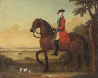 James Seymour - Captain Robert Douglas riding out