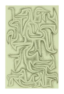 James Siena - Shaded Connected Hooks