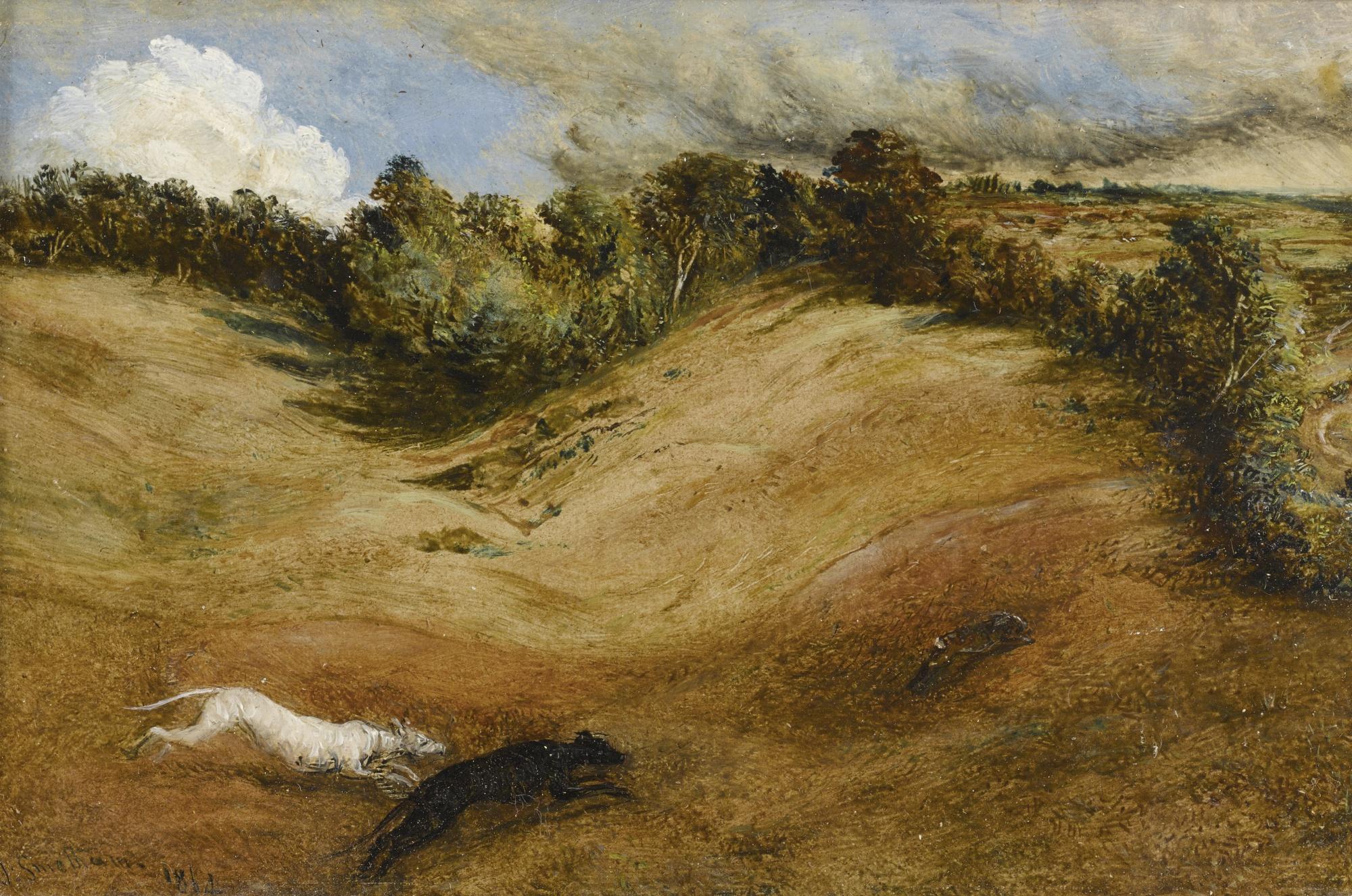 James Smetham - The Chase