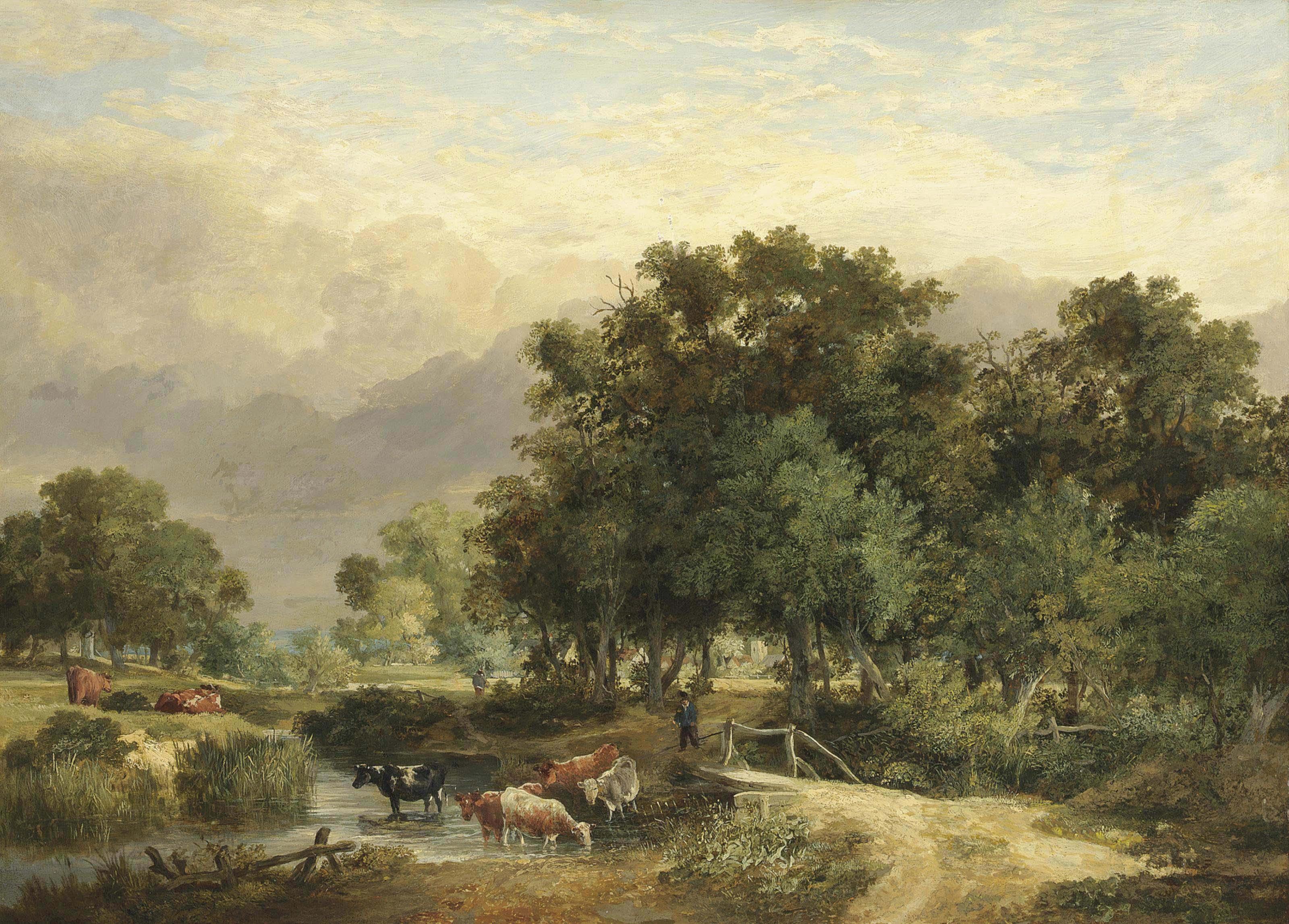 James Stark - Cattle watering