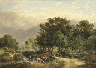 James Stark - Cattle watering