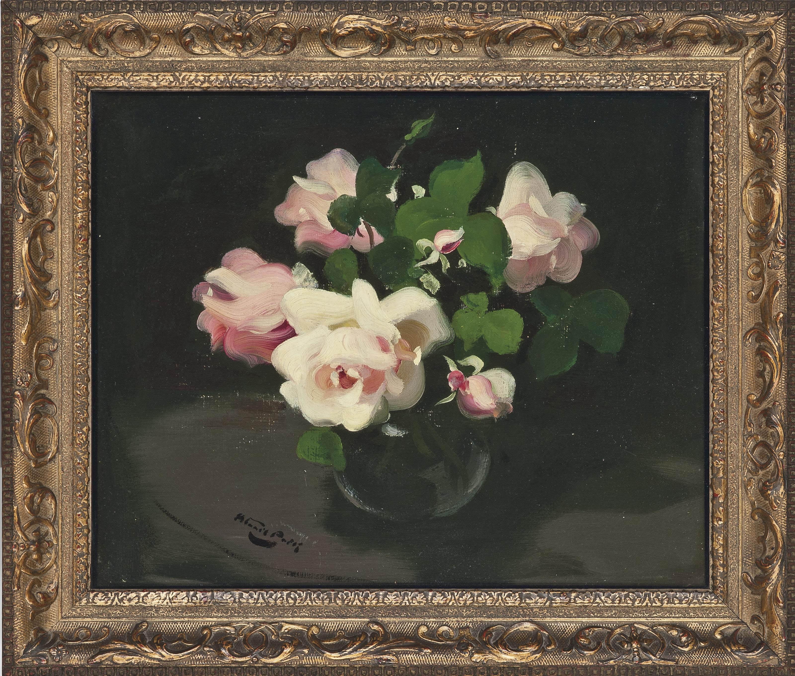 James Stuart Park - Pink And White Roses