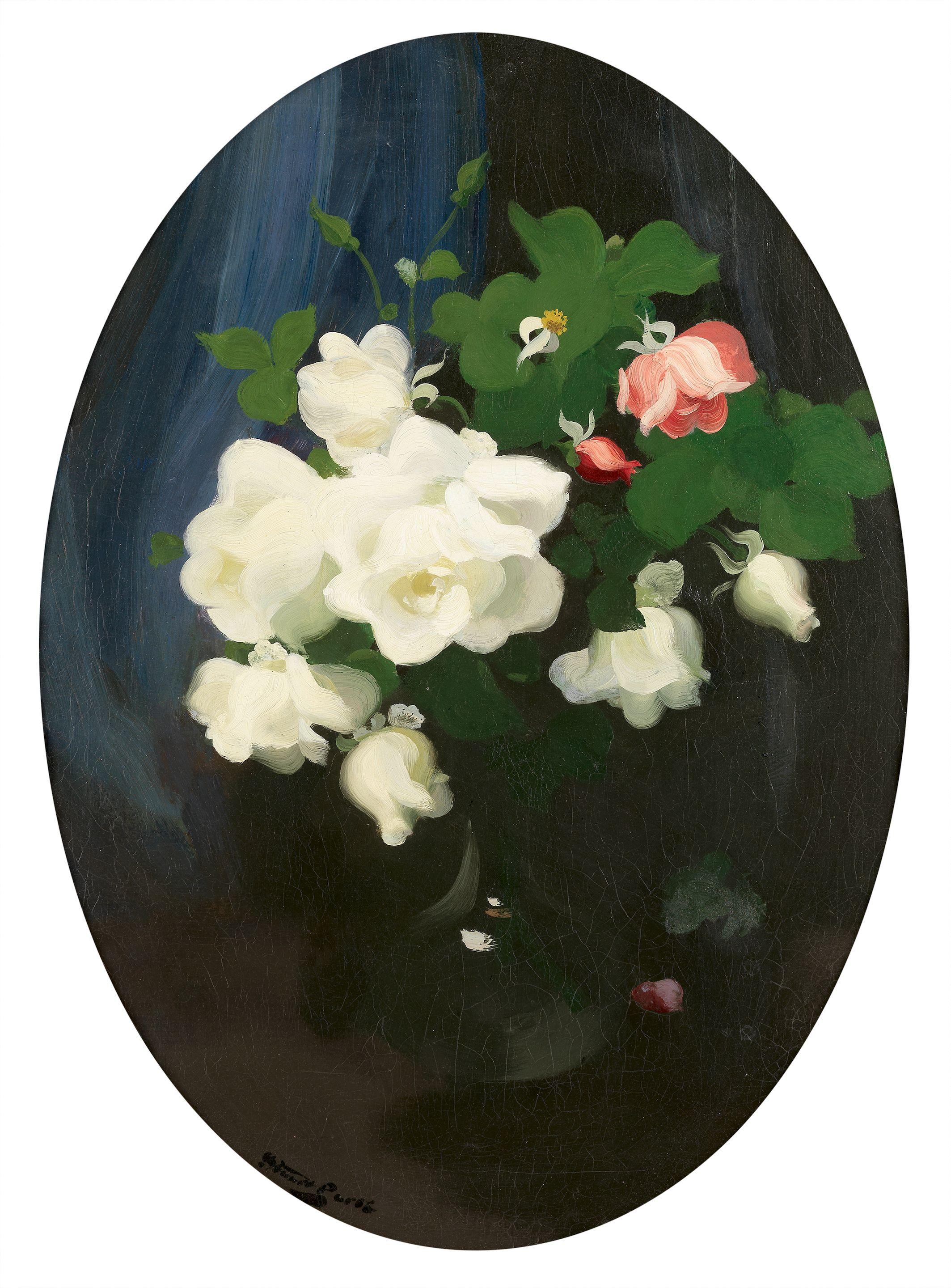 James Stuart Park - Still life of roses