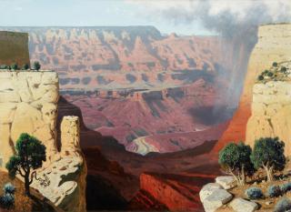 James Swinnerton - A View of the Grand Canyon, South Rim
