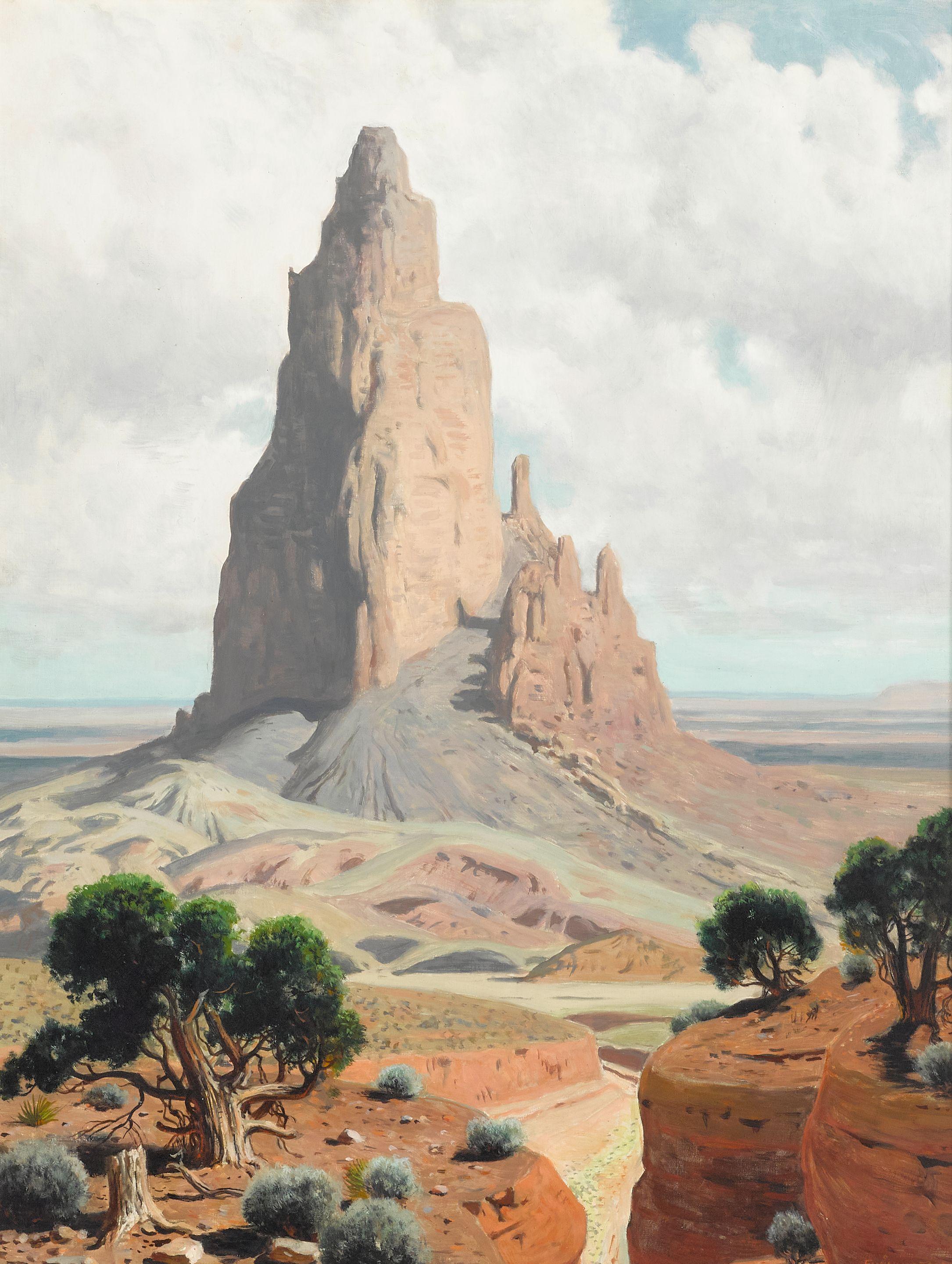 James Swinnerton - Agathla Needle, Monument Valley, Arizona