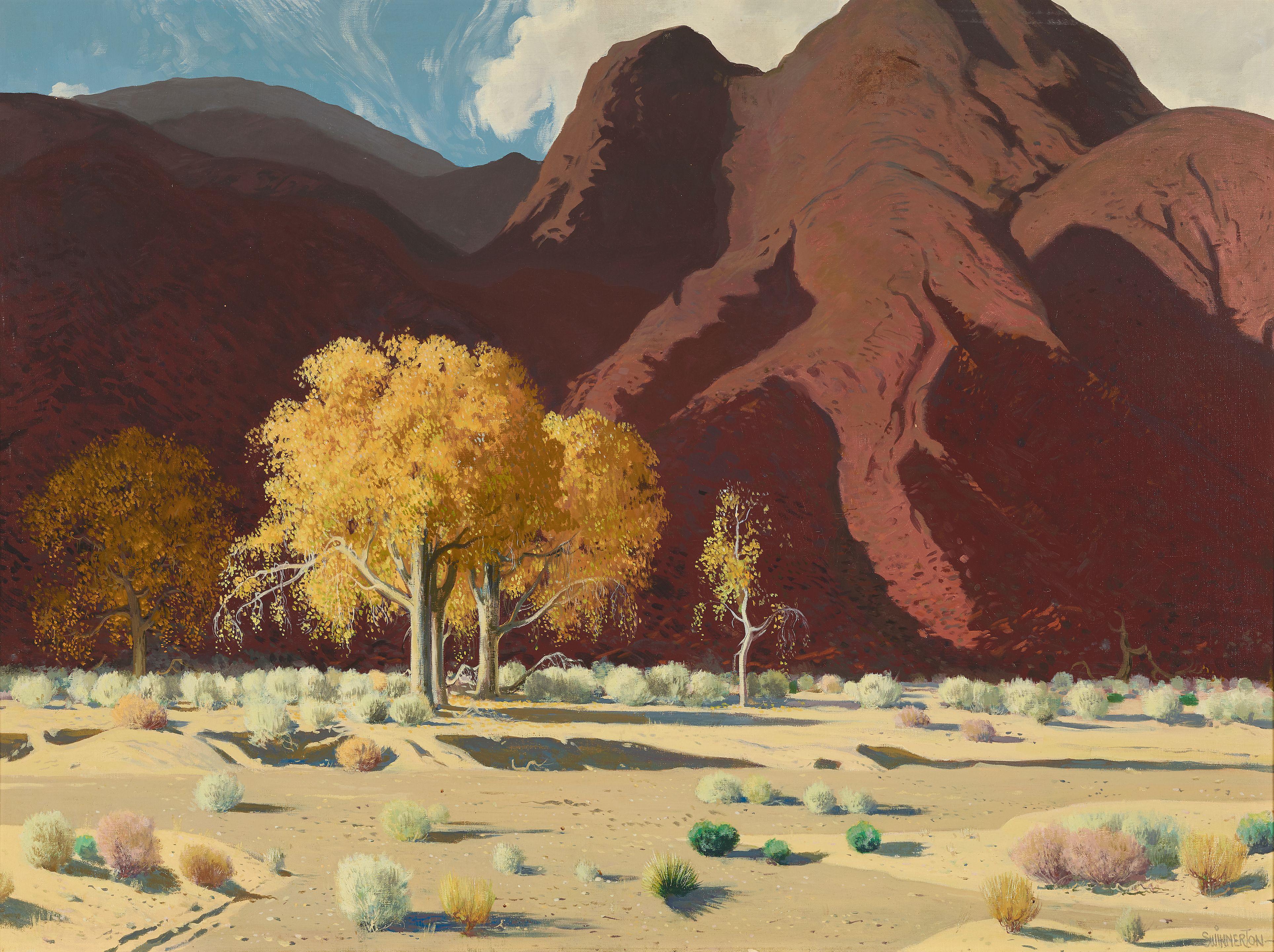 James Swinnerton - Cottonwoods in Fall