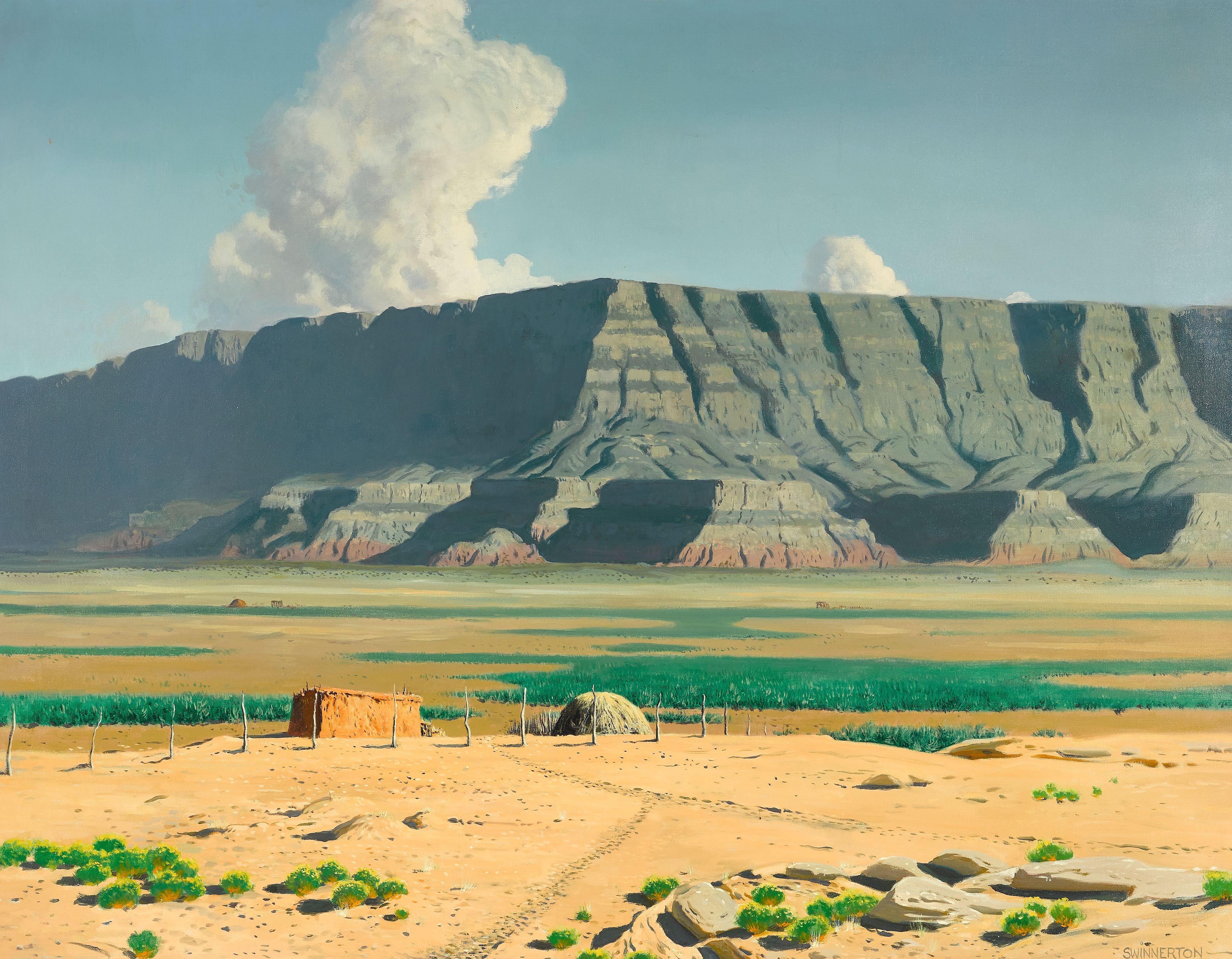 James Swinnerton - Kiva in the desert