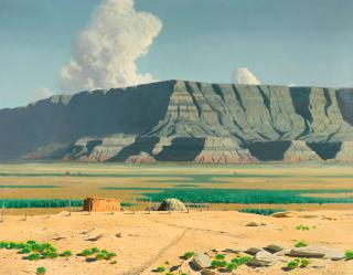 James Swinnerton - Kiva in the desert