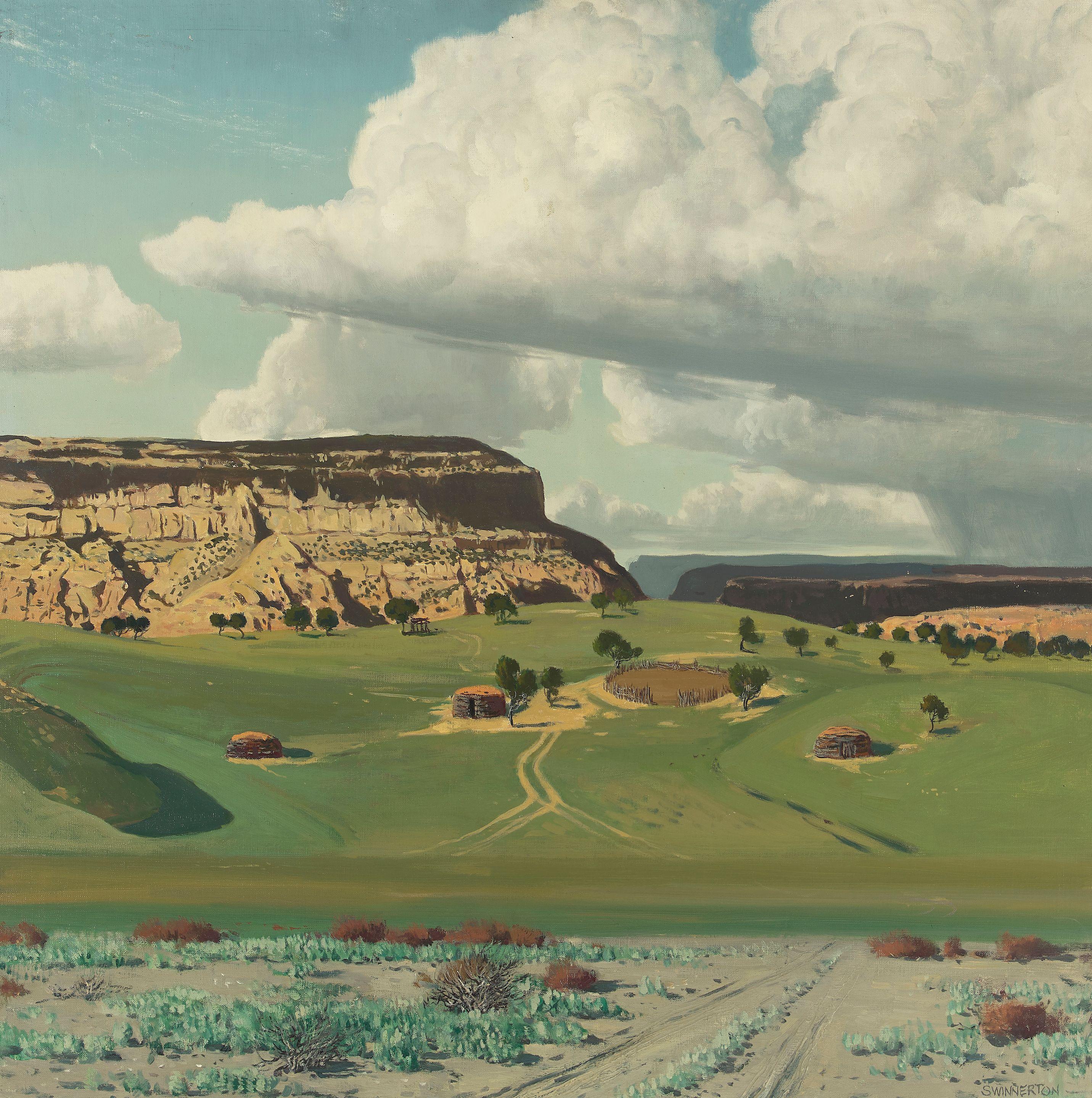 James Swinnerton - Navajo Home