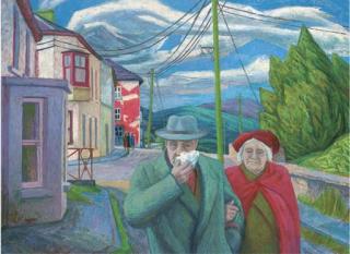 James Tarr - Self-Portrait With Wife