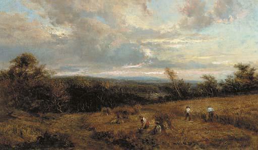 James Thomas Linnell - Harvest time