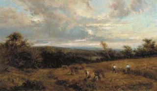James Thomas Linnell - Harvest time