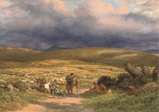 James Thomas Linnell - On the moor