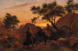 James Thomas Linnell - The Flight into Egypt