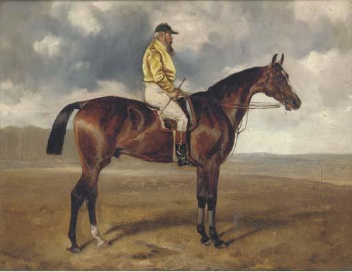 James Thomas Wheeler - Drumhead with jockey up