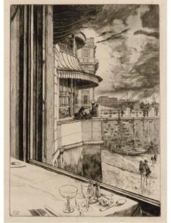James Tissot - Trafalgar Tavern, Greenwich (Wentworth 36)