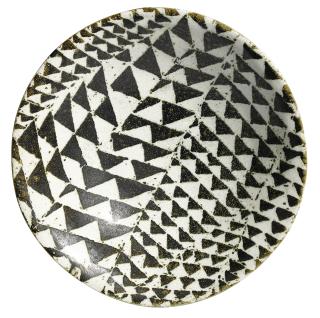 James Tower - Greenish Black & White Bowl