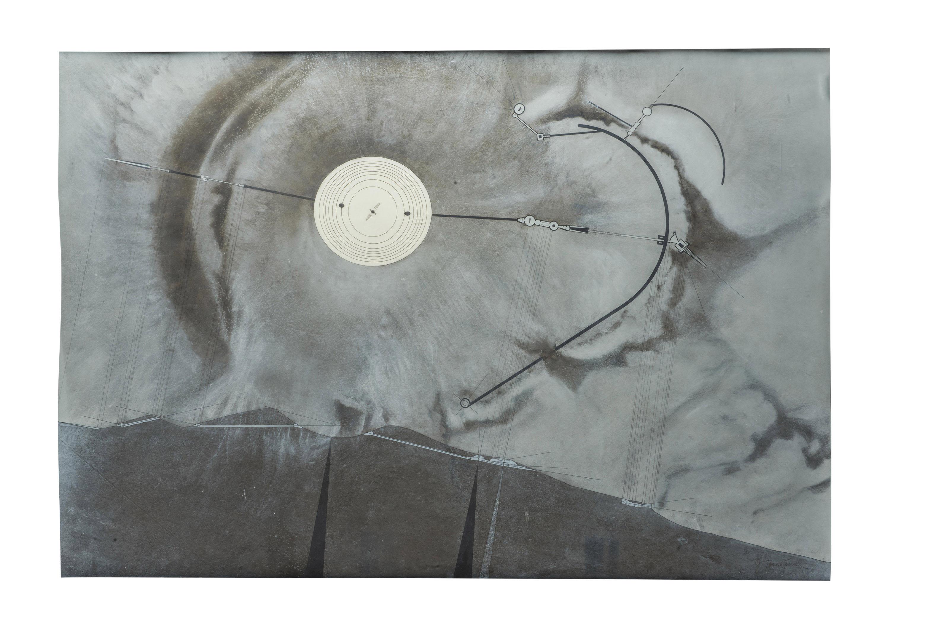 James Turrell - Site Plan: Roden Crater