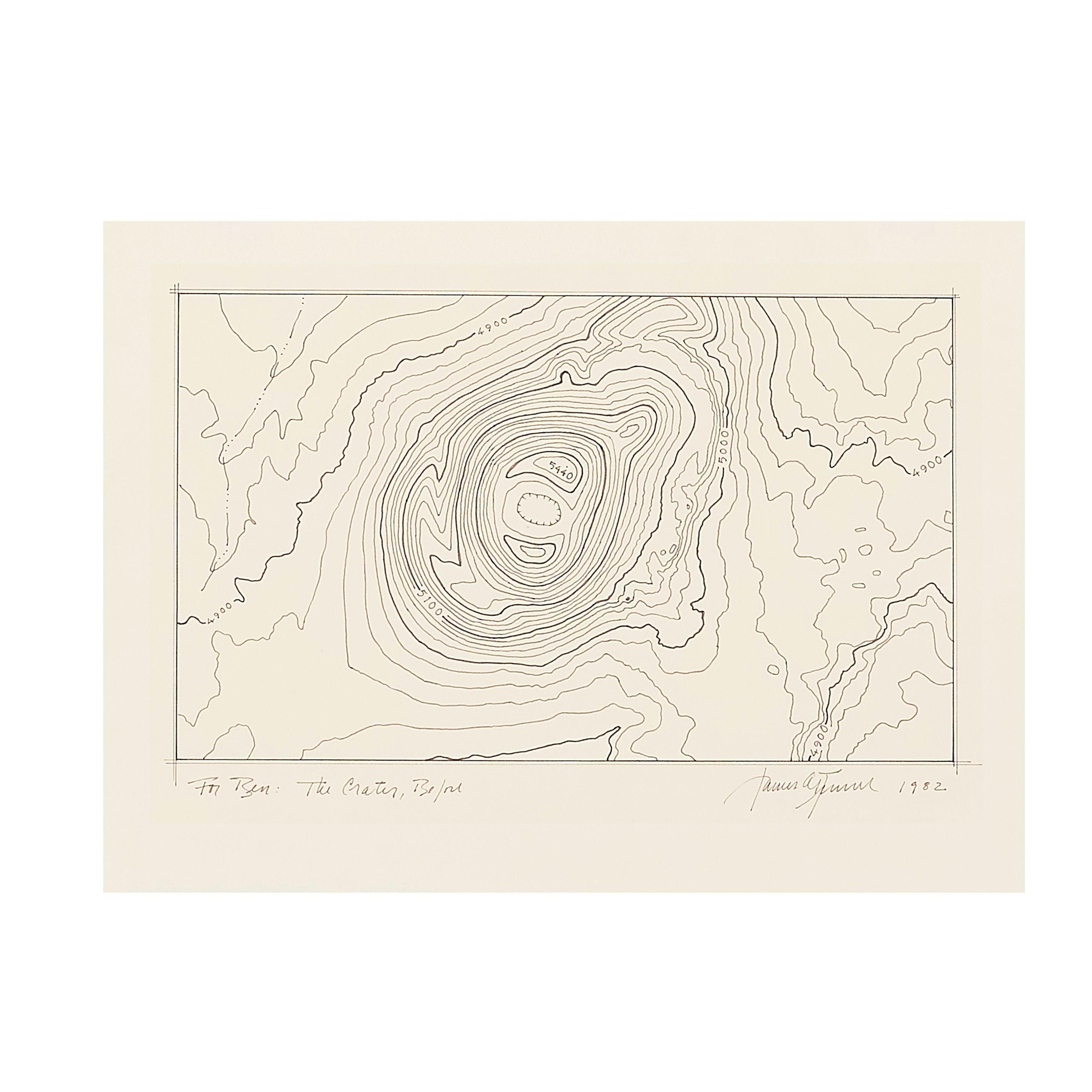 James Turrell - The Crater, Before, 1982