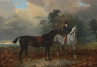 James Walsham Baldock - The Hunters at Rest