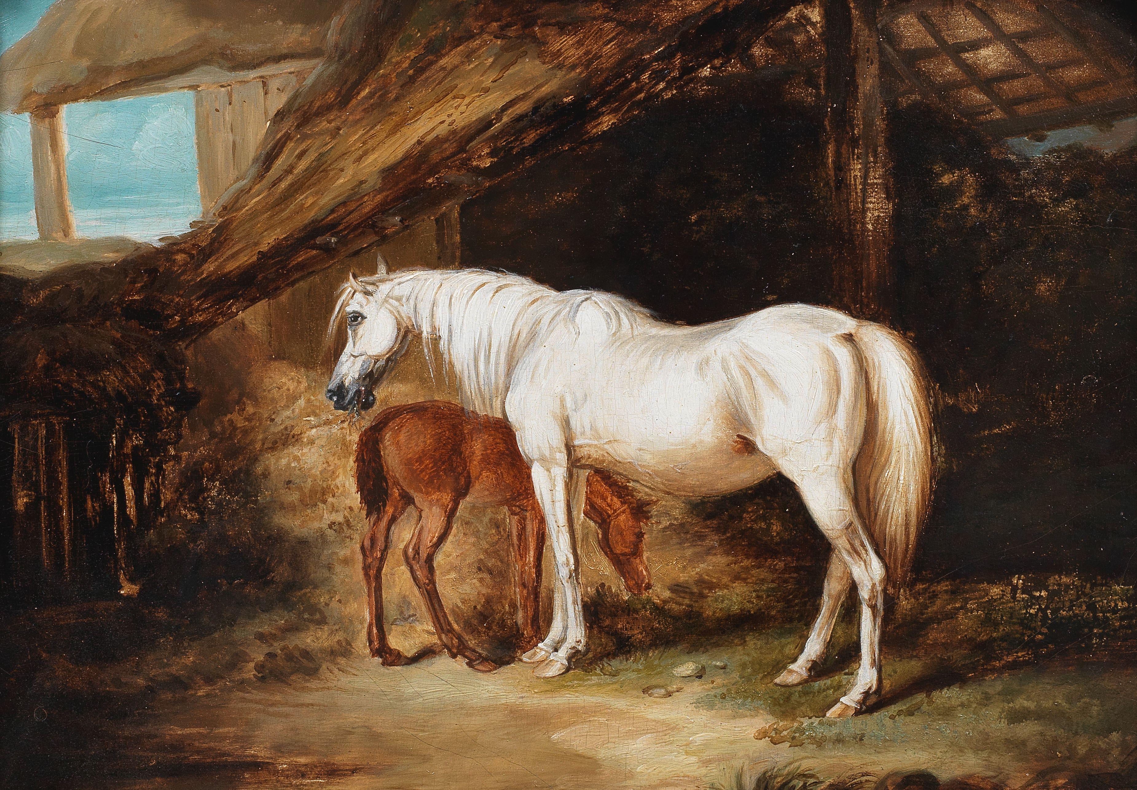 James Ward R.A. - Primrose and her foal