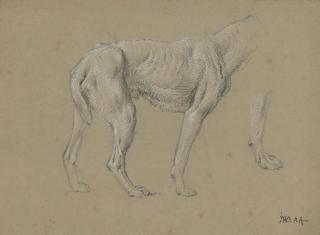 James Ward, R.A. - Study of a hound